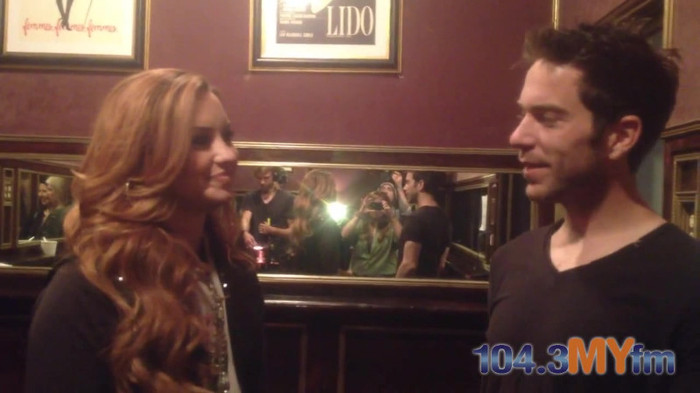 1043 MYfm\'s Ty Bentli with Demi Lovato in LA 1890