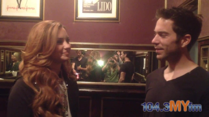 1043 MYfm\'s Ty Bentli with Demi Lovato in LA 1891