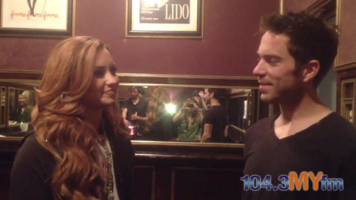 1043 MYfm\'s Ty Bentli with Demi Lovato in LA 1901