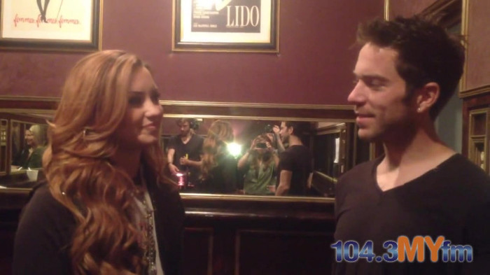 1043 MYfm\'s Ty Bentli with Demi Lovato in LA 1903