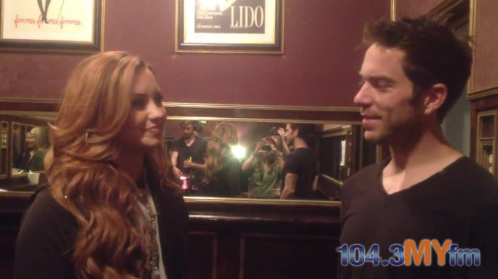 1043 MYfm\'s Ty Bentli with Demi Lovato in LA 1904