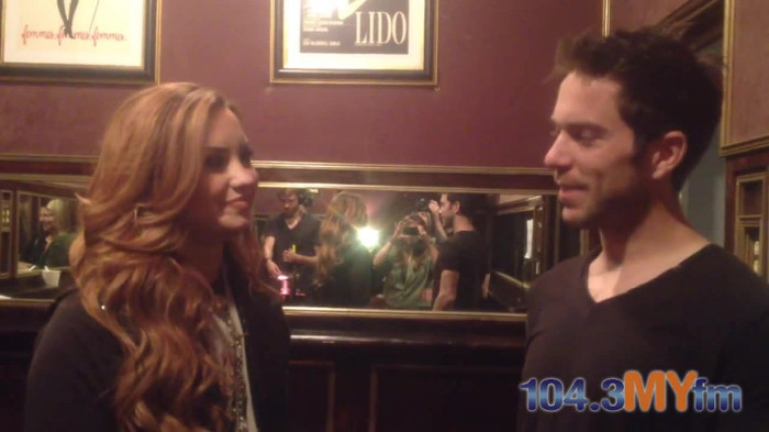 1043 MYfm\'s Ty Bentli with Demi Lovato in LA 1908
