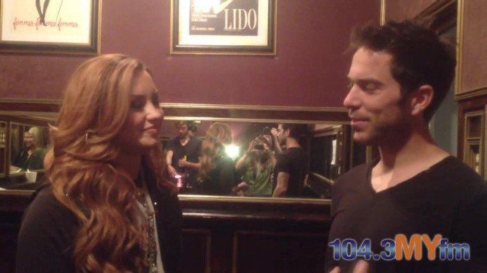 1043 MYfm\'s Ty Bentli with Demi Lovato in LA 1913 - Demi - 1043 MYfm Ty Bentli Part oo3