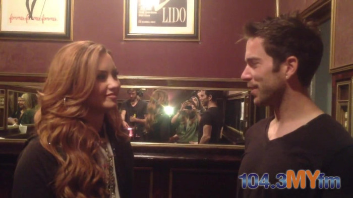 1043 MYfm\'s Ty Bentli with Demi Lovato in LA 1931 1043 MYfm\'s Ty Bentli with Demi Lovato in LA 1931