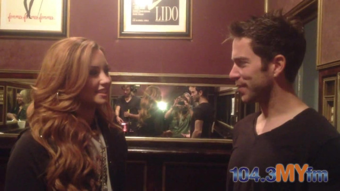 1043 MYfm\'s Ty Bentli with Demi Lovato in LA 1960 - Demi - 1043 MYfm Ty Bentli Part oo3