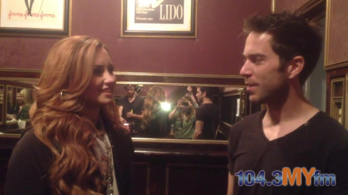 1043 MYfm\'s Ty Bentli with Demi Lovato in LA 2059 - Demi - 1043 MYfm Ty Bentli Part oo4