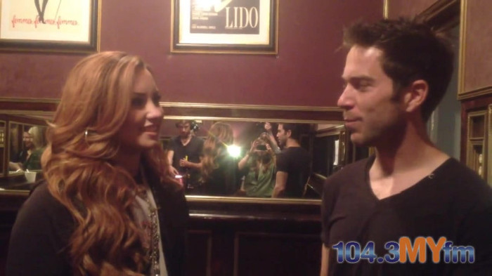 1043 MYfm\'s Ty Bentli with Demi Lovato in LA 2062 - Demi - 1043 MYfm Ty Bentli Part oo4
