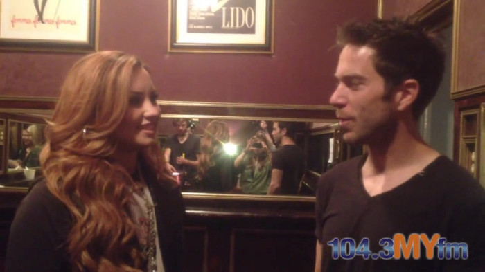 1043 MYfm\'s Ty Bentli with Demi Lovato in LA 2064 - Demi - 1043 MYfm Ty Bentli Part oo4