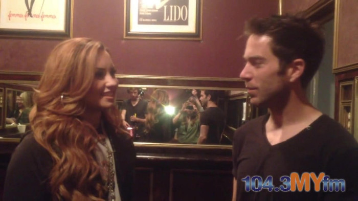 1043 MYfm\'s Ty Bentli with Demi Lovato in LA 2068 - Demi - 1043 MYfm Ty Bentli Part oo4