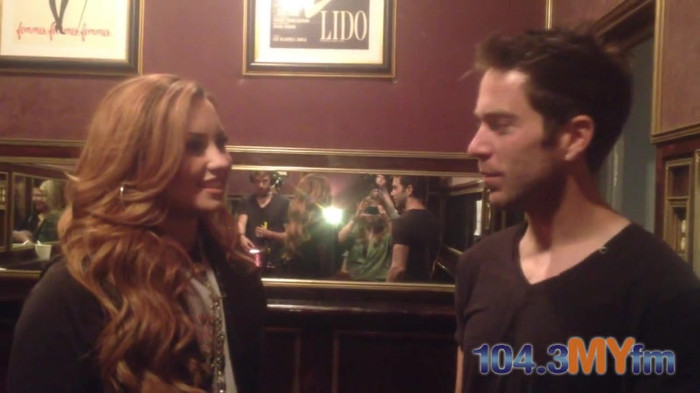 1043 MYfm\'s Ty Bentli with Demi Lovato in LA 2069 - Demi - 1043 MYfm Ty Bentli Part oo4