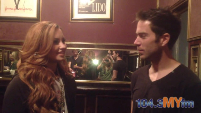 1043 MYfm\'s Ty Bentli with Demi Lovato in LA 2071 - Demi - 1043 MYfm Ty Bentli Part oo4