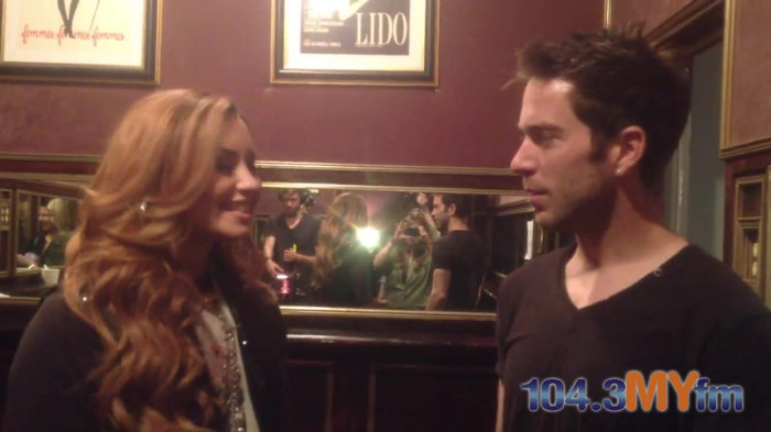 1043 MYfm\'s Ty Bentli with Demi Lovato in LA 2083 1043 MYfm\'s Ty Bentli with Demi Lovato in LA 2083