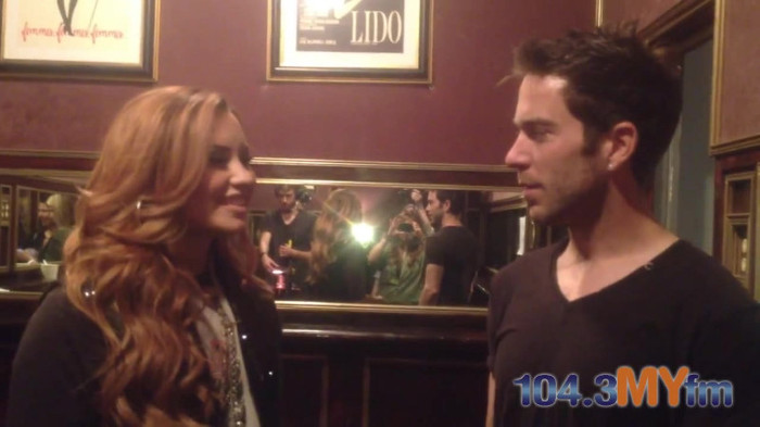 1043 MYfm\'s Ty Bentli with Demi Lovato in LA 2090 1043 MYfm\'s Ty Bentli with Demi Lovato in LA 2090