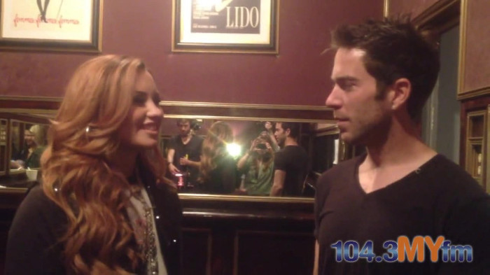 1043 MYfm\'s Ty Bentli with Demi Lovato in LA 2094 1043 MYfm\'s Ty Bentli with Demi Lovato in LA 2094
