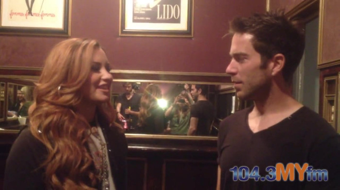 1043 MYfm\'s Ty Bentli with Demi Lovato in LA 2100 1043 MYfm\'s Ty Bentli with Demi Lovato in LA 2100