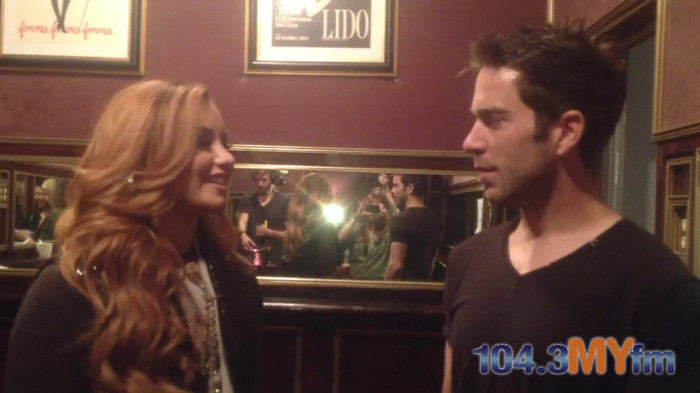 1043 MYfm\'s Ty Bentli with Demi Lovato in LA 2104 1043 MYfm\'s Ty Bentli with Demi Lovato in LA 2104