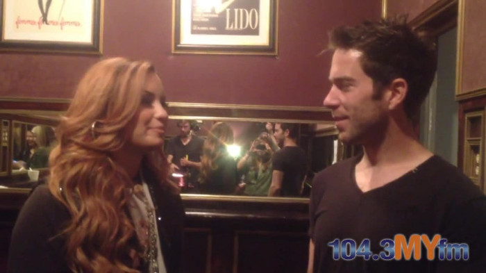 1043 MYfm\'s Ty Bentli with Demi Lovato in LA 2122 - Demi - 1043 MYfm Ty Bentli Part oo4