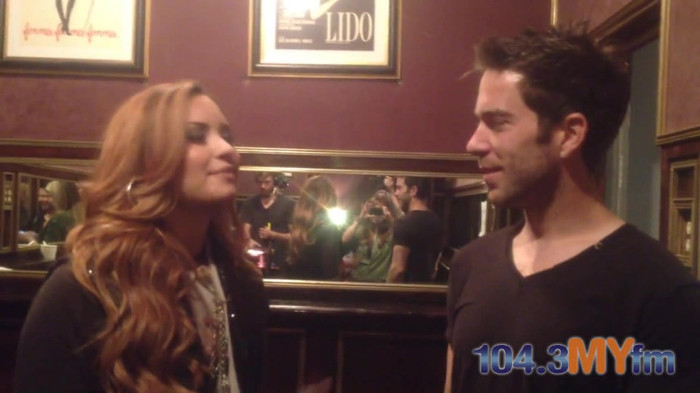 1043 MYfm\'s Ty Bentli with Demi Lovato in LA 2128 - Demi - 1043 MYfm Ty Bentli Part oo4