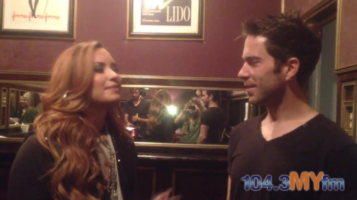 1043 MYfm\'s Ty Bentli with Demi Lovato in LA 2129 - Demi - 1043 MYfm Ty Bentli Part oo4