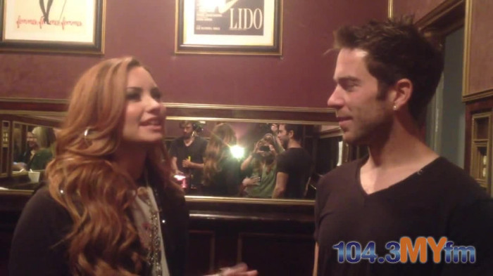 1043 MYfm\'s Ty Bentli with Demi Lovato in LA 2133 - Demi - 1043 MYfm Ty Bentli Part oo4