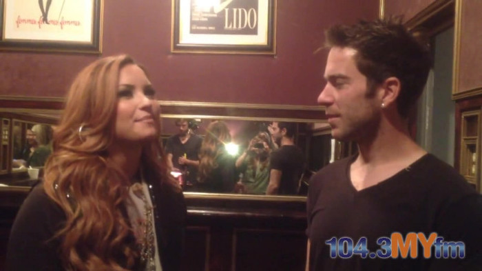 1043 MYfm\'s Ty Bentli with Demi Lovato in LA 2142 - Demi - 1043 MYfm Ty Bentli Part oo4