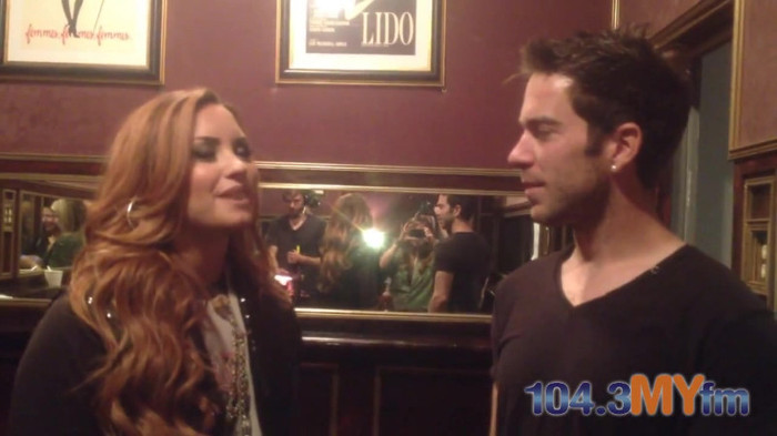 1043 MYfm\'s Ty Bentli with Demi Lovato in LA 2147 - Demi - 1043 MYfm Ty Bentli Part oo4