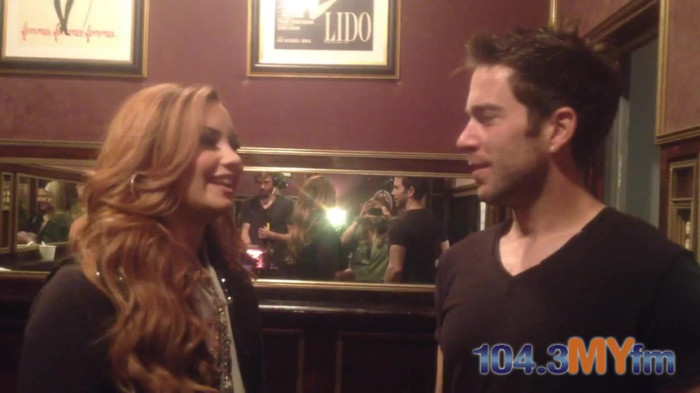 1043 MYfm\'s Ty Bentli with Demi Lovato in LA 2178 - Demi - 1043 MYfm Ty Bentli Part oo4