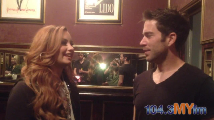 1043 MYfm\'s Ty Bentli with Demi Lovato in LA 2179 - Demi - 1043 MYfm Ty Bentli Part oo4