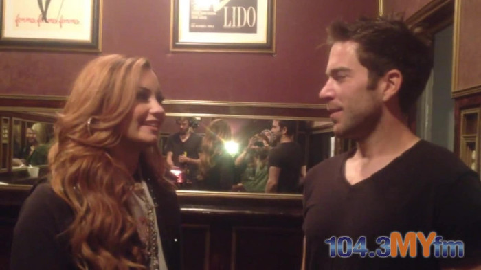 1043 MYfm\'s Ty Bentli with Demi Lovato in LA 2196 - Demi - 1043 MYfm Ty Bentli Part oo4