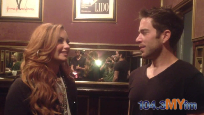 1043 MYfm\'s Ty Bentli with Demi Lovato in LA 2197 - Demi - 1043 MYfm Ty Bentli Part oo4