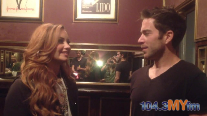 1043 MYfm\'s Ty Bentli with Demi Lovato in LA 2199 - Demi - 1043 MYfm Ty Bentli Part oo4
