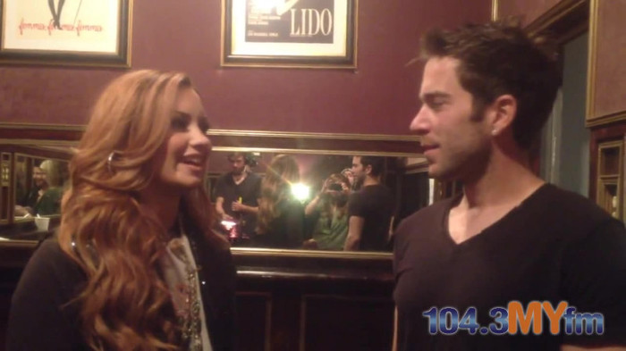 1043 MYfm\'s Ty Bentli with Demi Lovato in LA 2209 - Demi - 1043 MYfm Ty Bentli Part oo4