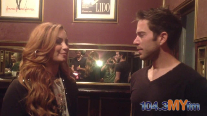 1043 MYfm\'s Ty Bentli with Demi Lovato in LA 2218 - Demi - 1043 MYfm Ty Bentli Part oo4