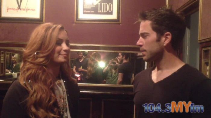 1043 MYfm\'s Ty Bentli with Demi Lovato in LA 2223 - Demi - 1043 MYfm Ty Bentli Part oo4