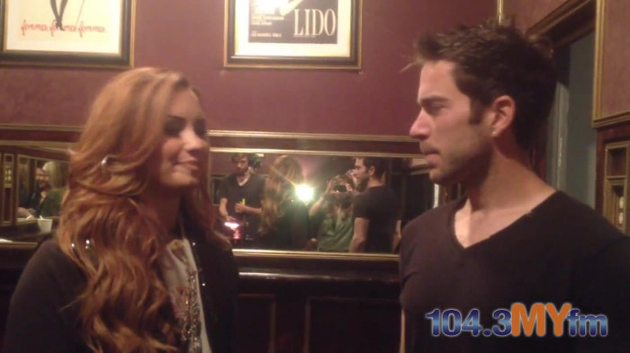 1043 MYfm\'s Ty Bentli with Demi Lovato in LA 2226 - Demi - 1043 MYfm Ty Bentli Part oo4