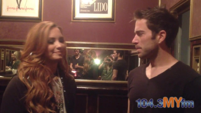 1043 MYfm\'s Ty Bentli with Demi Lovato in LA 2230 - Demi - 1043 MYfm Ty Bentli Part oo4