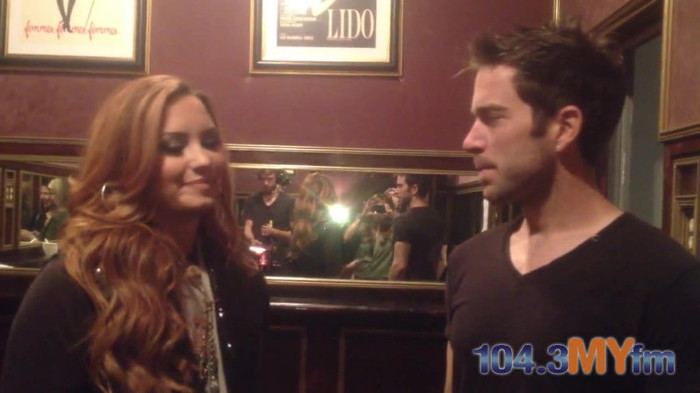 1043 MYfm\'s Ty Bentli with Demi Lovato in LA 2234 - Demi - 1043 MYfm Ty Bentli Part oo4