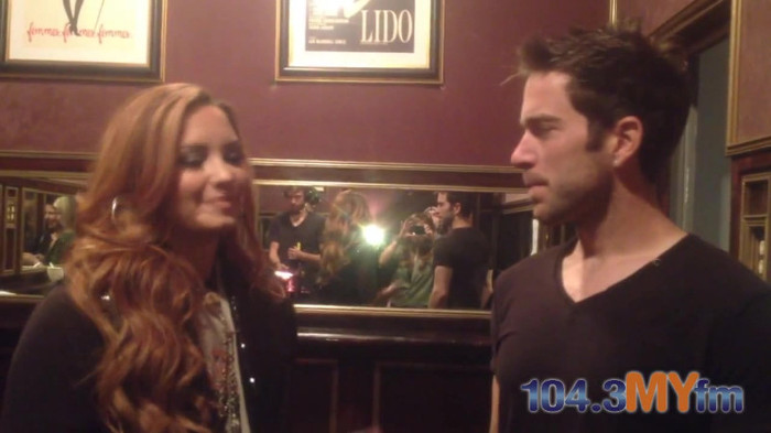 1043 MYfm\'s Ty Bentli with Demi Lovato in LA 2235 - Demi - 1043 MYfm Ty Bentli Part oo4