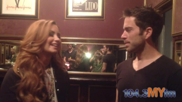 1043 MYfm\'s Ty Bentli with Demi Lovato in LA 2243 - Demi - 1043 MYfm Ty Bentli Part oo4