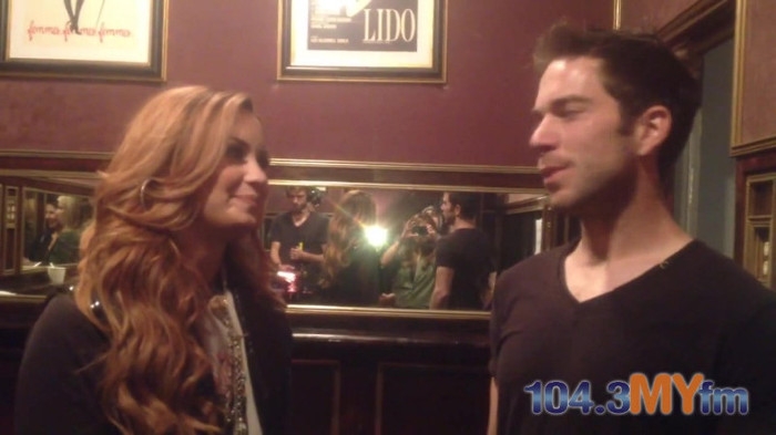 1043 MYfm\'s Ty Bentli with Demi Lovato in LA 2279 - Demi - 1043 MYfm Ty Bentli Part oo4
