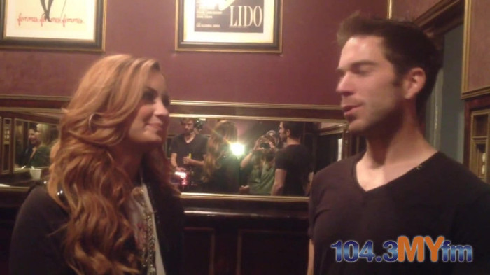 1043 MYfm\'s Ty Bentli with Demi Lovato in LA 2281 - Demi - 1043 MYfm Ty Bentli Part oo4
