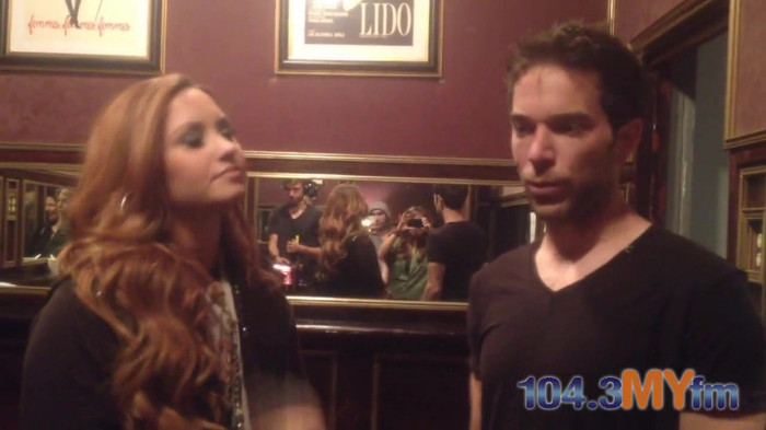 1043 MYfm\'s Ty Bentli with Demi Lovato in LA 2353