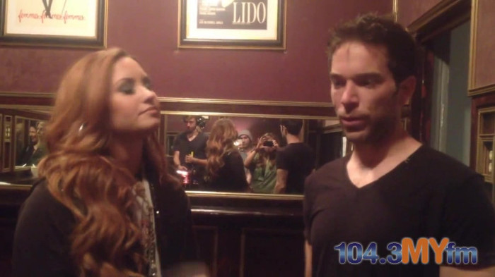 1043 MYfm\'s Ty Bentli with Demi Lovato in LA 2355
