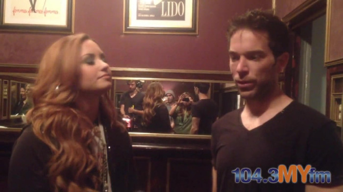 1043 MYfm\'s Ty Bentli with Demi Lovato in LA 2356