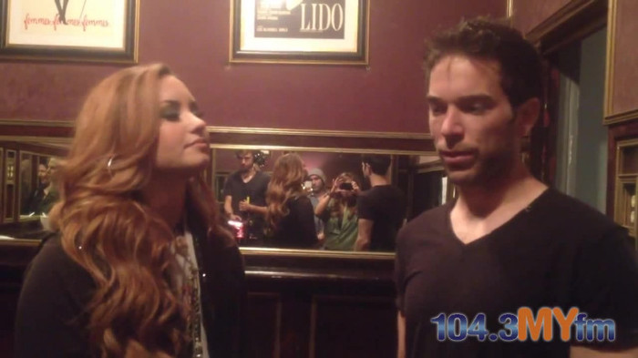 1043 MYfm\'s Ty Bentli with Demi Lovato in LA 2358