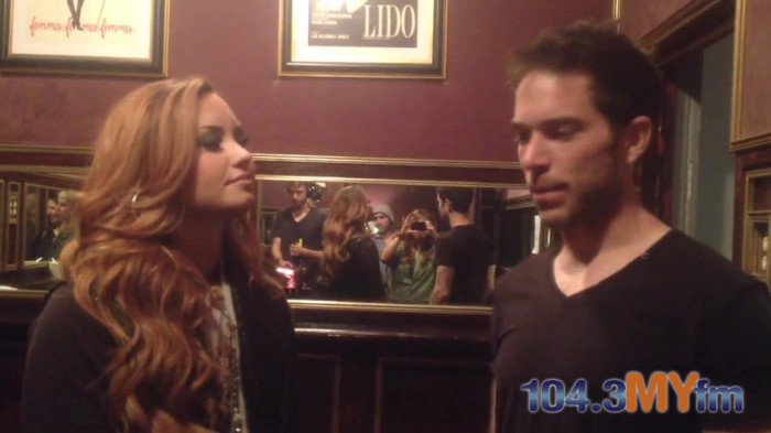1043 MYfm\'s Ty Bentli with Demi Lovato in LA 2366