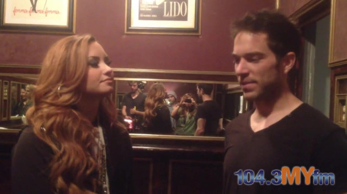 1043 MYfm\'s Ty Bentli with Demi Lovato in LA 2372