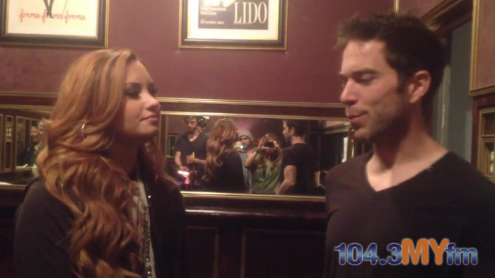 1043 MYfm\'s Ty Bentli with Demi Lovato in LA 2384 - Demi - 1043 MYfm Ty Bentli Part oo4