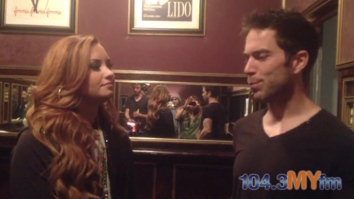1043 MYfm\'s Ty Bentli with Demi Lovato in LA 2386 - Demi - 1043 MYfm Ty Bentli Part oo4