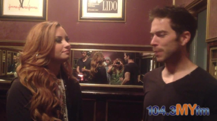 1043 MYfm\'s Ty Bentli with Demi Lovato in LA 2388 - Demi - 1043 MYfm Ty Bentli Part oo4
